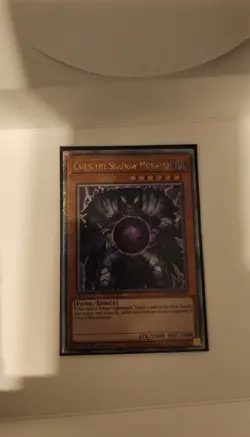 Yu-Gi-Oh! Caius the Shadow Monarch Quarter Century Secret Rare Card RA03-EN194 - Image 1