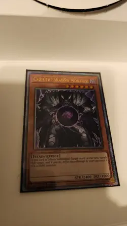 Yu-Gi-Oh! Caius the Shadow Monarch Quarter Century Secret Rare Card RA03-EN194 - Image 2