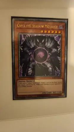 Yu-Gi-Oh! Caius the Shadow Monarch Quarter Century Secret Rare Card RA03-EN194 - Image 3