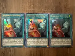 YUGIOH INTERRUPTED KAIJU SLUMBER BROL-EN075 1ST ULTRA X3 NM - Image 1