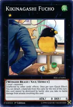 Yugioh! LP Kikinagashi Fucho - RIRA-EN094 - Common - 1st Edition Lightly Played, - Image 1