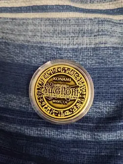 Yugioh Goblin Attack Force Authentic Konami YCS Pre-Registration Gold Coin - Image 2