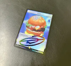Magic The Gathering: Spongebob Foiled Food Token signed by Tyler Walpole - Image 2