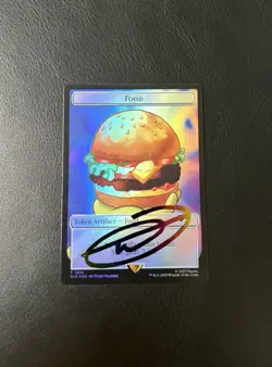 Magic The Gathering: Spongebob Foiled Food Token signed by Tyler Walpole - Image 3