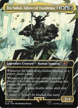 Jin Sakai, Ghost of Tsushima M Secret Lair Drop Series 2226 NM - Image 1