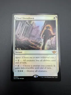 MTG; Final Showdown; Foil; Outlaws of Thunder Junction; NM - Image 2