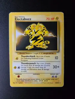 Electabuzz #20 Pokemon Base Set HP - Image 3