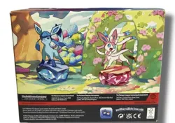 Pokemon TCG Prismatic Evolutions Mini Tin *EMPTY* Display Box & 8 Tins w/Coins - Image 2