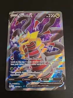 Giratina V - 185/196 - Pokemon TCG Full Art Ultra Rare - Lost Origin NM - Image 1