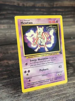 Pokemon TCG Mewtwo #3 Black Star Promo the First Movie - Image 2