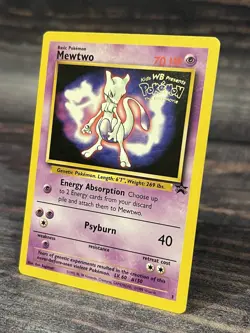 Pokemon TCG Mewtwo #3 Black Star Promo the First Movie - Image 3