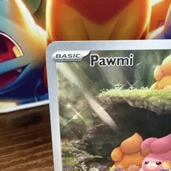 Pokemon TCG Pawmi Full Art Card 226/091 Paldean Fates Pack To Sleeve NM Fresh - Image 2