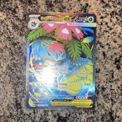 Pokemon Mega Venusaur EX Ultra Rare Full Art Holo 380HP Me01 Stage 2 155/132 - Image 1