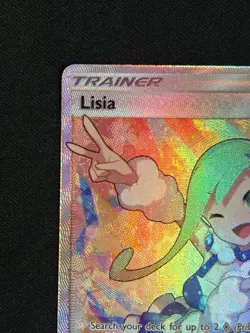 Lisia 164/168 Full Art Ultra Rare Celestial Storm Pokemon Card - Image 2