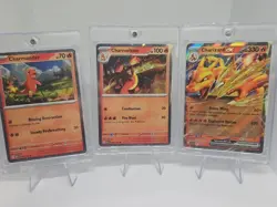 Pokemon TCG: Charizard ex Super-Premium Promo Set of 3 | Charmander Charmeleon - Image 1