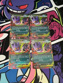 Pokemon TCG Mega Gengar EX 56/94 Phantasmal Flames Lot Of 4 - Image 1