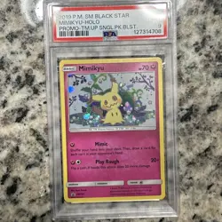 Pokemon TCG Mimikyu SM163 Black Star Promo PSA 9 New Cert - Image 1
