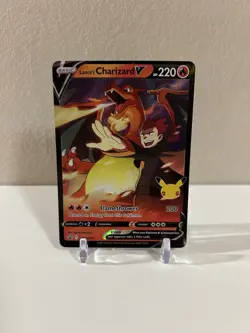 Pokemon SWSH: Sword & Shield Promo Lance’s Charizard V SWSH133 Holo NM - Image 1