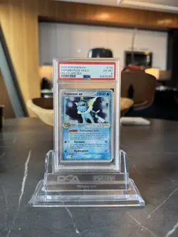 2005 Pokemon Vaporeon Holo EX Delta Species 110/113 PSA 6 - Image 1