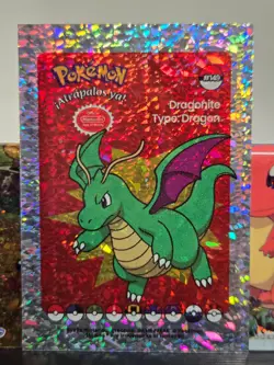 Shiny Dragonite (Cracked Ice Holo) Who's that PokemonU 2025 (NM) - Image 1