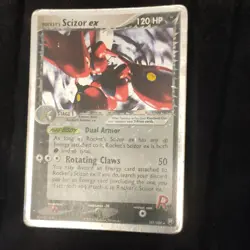 Pokemon TCG Rocket's Scizor ex 101/109 Team Rocket Returns Ultra Rare Holo 2004 - Image 1