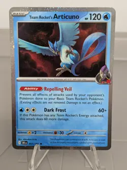 Team Rocket's Articuno 051/182 Pokemon TCG Destined Rivals Near Mint - Image 1