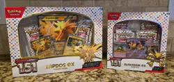 Pokemon TCG: Scarlet & Violet 151 - 1 Zapdos EX & 1 Alakazam EX Collection Box - Image 1