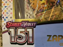 Pokemon TCG: Scarlet & Violet 151 - 1 Zapdos EX & 1 Alakazam EX Collection Box - Image 3