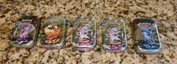 5 - Pokemon TCG Scarlet & Violet Prismatic Evolutions Mini Tins - Factory Sealed - Image 1