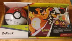Pokemon 2020 Collectors Chest Tin Lunchbox & Poke Ball Tin Sam’s Club 2-pack NEW - Image 1