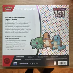 Nintendo Pokemon TCG Scarlet & Violet - 151 Poster Collection Box - 3 Packs 820650853166 - Image 2