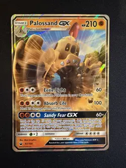 Palossand GX Holo Rare Pokemon TCG Celestial Storm 82/168 SM - Image 1