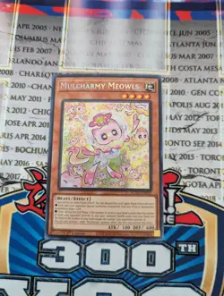 Mulcharmy Meowls-SUDA-EN025-Secret Rare-1st Edition Yugioh! - Image 1