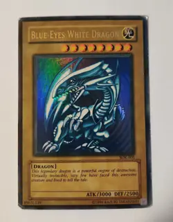 Blue-Eyes White Dragon SDK-001 Ultra Rare Holo Unlimited Yu-Gi-Oh! DMG - Image 1