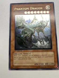 Yugioh Phantom Dragon LODT-EN041 Ultimate Rare 1st Edition NM - Image 1