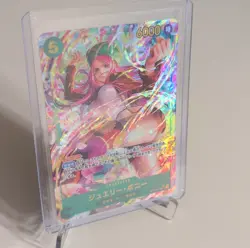 Namco One Piece CCG Jewelry Bonney SEC Alt Art Legacy of the Master OP12-118 JP - Image 1
