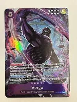 Vergo OP14-061 Alt Art One Piece TCG: The Azure Sea's Seven One Piece MINT - Image 1