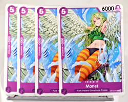 OP12-076 Monet (UC) Legacy of the Master One Piece CCG x4 - Image 1