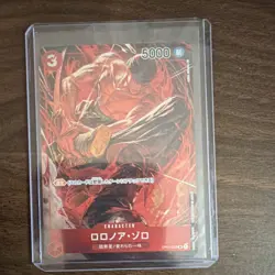 One Piece Roronoa Zoro OP01-025 Parallel Foil Super Rare 5000 Power 3 Cost - Image 1