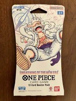 One Piece ENGLISH OP-05 Awakening of the New Era Sleeved Booster Sealed Pack - Image 1