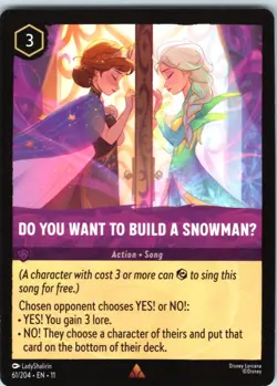 Disney Lorcana Do You Want To Build A SnowmanU Winterspell Rare #61/204 NM - Image 1
