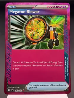Megaton Blower 182/191 - Ace Spec Rare - Surging Sparks Pokemon Card MINT - Image 1