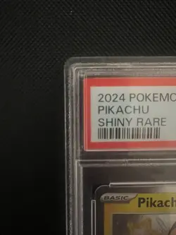 Pikachu #131/091 Sv: Paldean Fates Baby Shiny Rare Pokemon Card PSA 9 - Image 4