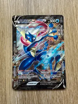 Pokemon Card Greninja V Union SWSH157 Oversized JUMBO Black Star Promo NEAR MINT - Image 1