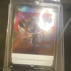 league of legends double side buff promo foil league english card stock - Image 1