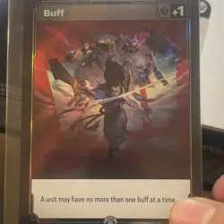league of legends double side buff promo foil league english card stock - Image 2