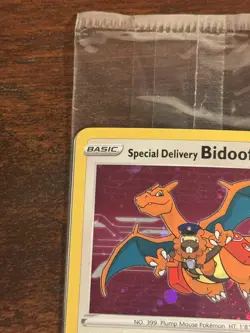 Pokemon TCG Special Delivery Bidoof SWSH177 Black Star Promo Card PSA 10 LikelyU - Image 2