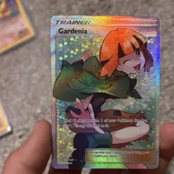 gardenia Full Art Holo Trainer Pokemon TCG Card English - Image 1