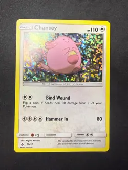 Chansey 10/12 | McDonalds 2018 | Promo Holo Rare | Pokemon Card TCG | NM - Image 1