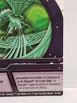 Bakugan Battle Brawlers Ability Card Blue The Gust Skyress 35/48d - Image 5